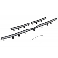 Защита радиатора Стрелка с хром сеткой в верхнюю часть решетки радиатора для Гранта FL Защита радиатора Стрелка с хром сеткой в верхнюю часть решетки радиатора для Гранта FL