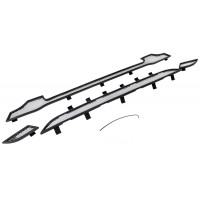 Защита радиатора Стрелка с хромированной сеткой (нижняя часть) в бампер для Гранта FL Защита радиатора Стрелка с хромированной сеткой (нижняя часть) в бампер для Гранта FL