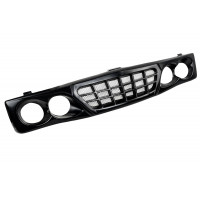 Решетка радиатора трехполосная на ВАЗ 2106 неокрашенная Решетка радиатора трехполосная на ВАЗ 2106 неокрашенная