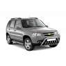 Рейлинги комфорт серебристый муар для Нива Тревел, Шевроле