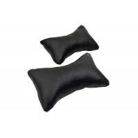 Подушки Косточки на подголовники 2шт из экокожи, лицевая сторона с перфорацией Подушки Косточки на подголовники 2шт из экокожи, лицевая сторона с перфорацией