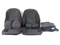 Обивка сидений (не чехлы) черная Искринка для Приора 2 хэтчбек
