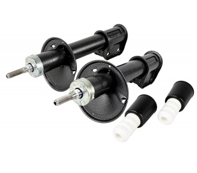 Передние стойки саморегулирующиеся Технологии Будущего в сборе с буферами и защитными кожухами для Ларгус Кросс Передние стойки саморегулирующиеся Технологии Будущего в сборе с буферами и защитными кожухами для Ларгус Кросс