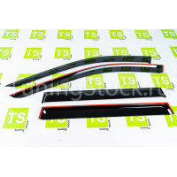 Дефлекторы Voron Glass серии Samurai гибкие на Ларгус Дефлекторы Voron Glass серии Samurai гибкие на Ларгус