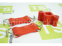 Комплект крепления глушителя CS20 Drive красный полиуретан на ВАЗ 2101, 2102, 2103, 2104, 2105, 2106, 2107
