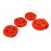 Комплект подушек глушителя красный полиуретан CS20 Drive для Гранта, Гранта FL, Калина, Калина 2, Датсун