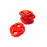 Комплект подушек крепления глушителя CS20 Drive полиуретановые красные для ВАЗ 2113-2115, 2108-21099, Ока