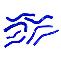 Комплект патрубков двигателя силиконовые синие CS20 Profi для Приора