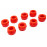 Втулки амортизатора заднего красный полиуретан CS20 Drive для Лада 4х4, Нива Легенд, ВАЗ 2101-2107