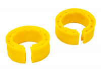 Полиуретановые межвитковые проставки в пружины (автобафер) CS20 Comfort желтые для Датсун, Рено, Лада