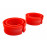 Полиуретановые межвитковые проставки в пружины (автобафер) красный полиуретан CS20 Drive для Датсун, Рено, Лада