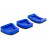 Накладки на педали Sal-Man синие для Гранта, Приора, Калина, ВАЗ 2113-2115, 2110-2112, 2108-21099 без электронной педали газа