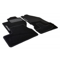 Ворсовые черные коврики в салон Калина, Калина 2