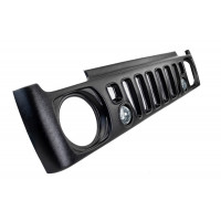 Решетка Маска с белыми ДХО для Нива 21213, 21214, 2131 Решетка Маска с белыми ДХО для Нива 21213, 21214, 2131