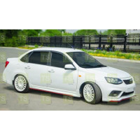 Накладки на пороги LSD Реванш неокрашенные на Гранта