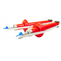 Газомасляные амортизаторы задней подвески Fox Sport Line с занижением 50 мм для Гранта, Гранта FL, Приора, Калина 2, Калина, ВАЗ 2113-2115, 2110-2112, 2108-21099