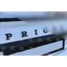 Надпись-шильдик PRIORA большими раздельными черными буквами на багажник для Приора