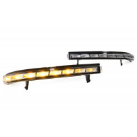 Бегающие повторители поворота Sal-Man в стиле Лексуса хром отражатель (с квадратными секциями) в зеркала Приора 2 Бегающие повторители поворота Sal-Man в стиле Лексуса хром отражатель (с квадратными секциями) в зеркала Приора 2