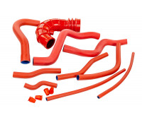 Набор красных патрубков двигателя из армированного каучука для 16-клапанных Приора