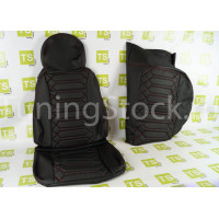Обивка сидений (не чехлы) Кобра экокожа на ВАЗ 2111, 2112