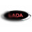 Диодный шильдик Sal-Man с красной надписью LADA для Калина 2, Приора, Гранта