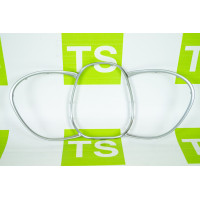 Окантовка облицовки щитка комбинации приборов серебристая для Веста Окантовка облицовки щитка комбинации приборов серебристая для Веста