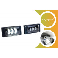 Светодиодные LED противотуманные фары Sal-Man 3 полосы 30W для ВАЗ 2110-2112, 2113-2115, Шевроле Нива до рестайлинга 2009 года Светодиодные LED противотуманные фары Sal-Man 3 полосы 30W для ВАЗ 2110-2112, 2113-2115, Шевроле Нива до рестайлинга 2009 года