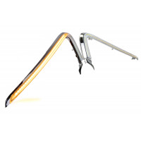 Молдинги Иксы Sal-Man с ДХО и динамическими повторителями в бампер для Веста, Веста SW 2015-2021 годов Молдинги Иксы Sal-Man с ДХО и динамическими повторителями в бампер для Веста, Веста SW 2015-2021 годов