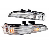 Простые LED повторители поворотника с секциями в боковые зеркала образца 2015 года для Веста