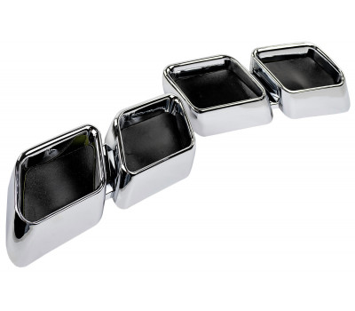 Заглушки Sal-Man в стиле двойного выхлопа AMG Стайл (муляж вместо катафотов) для седана Гранта 2011-2017 годов