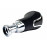 Ручка КПП Sal-Man в стиле Весты с пыльником, черной прострочкой и рамкой Хром под тросовый привод КПП для Лада Приора 2