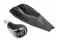 Ручка КПП с пыльником Sal-Man в стиле Весты с черной прострочкой для ВАЗ 2108, 2109, 21099