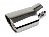 Овальная насадка глушителя Sal-Man HJ-423 Small D80х65мм из нержавеющей стали Овальная насадка глушителя Sal-Man HJ-423 Small D80х65мм из нержавеющей стали