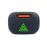 Кнопка аварийки Евро с зеленой подсветкой и оранжевой индикацией для ВАЗ 2113, 2114, 2115, Калина, Шевроле Нива