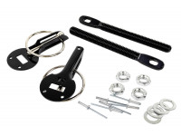 Замки капота универсальные Sal-Man 7220А черные для Лада, иномарок Замки капота универсальные Sal-Man 7220А черные для Лада, иномарок