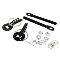 Замки капота универсальные Sal-Man 7220А черные для Лада, иномарок Замки капота универсальные Sal-Man 7220А черные для Лада, иномарок