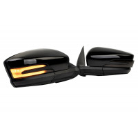 Боковые зеркала Лифтбек с электроприводом, обогревом и бегающим повторителем в стиле Mercedes AMG для Гранта, Гранта FL, Калина, Калина 2, Датсун