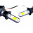 Мощные светодиодные лампы A6 Sal-Man с вентилятором 40W 6000K H3 для Шевроле Нива, ВАЗ 2113-2115, 2110-2112