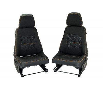 Набор оригинальных передних сидений с салазками и обивки заднего сиденья для 3-дверной Лада 4х4 (комплектации Урбан)