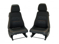 Комплект оригинальных передних сидений с салазками и заднего сиденья в сборе для 3-дверная Лада 4х4 (Нива)