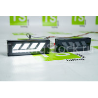 LED повторители поворотника с L-образным рисунком (полосы) белые для Лада 4х4 (Нива) 21213, 21214, 2131