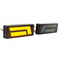 LED повторители поворотника с L-образным рисунком (полосы) желтые для Лада 4х4, Нива Легенд LED повторители поворотника с L-образным рисунком (полосы) желтые для Лада 4х4, Нива Легенд