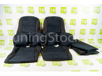 Обивка сидений (не чехлы) ткань с алькантарой на Приора седан