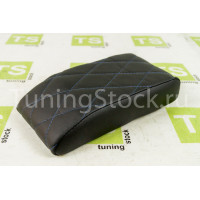 Чехол на подлокотник Аламар экокожа с одинарной строчкой Ромб (140мм) для ВАЗ 2110-2112, Калина, Гранта, Приора, Датсун