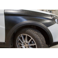 Пластиковое крыло левое для Веста Кросс Пластиковое крыло левое для Веста Кросс