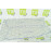 Ткань с одинарной строчкой Соты (4шт) для перетяжки обивок дверей Люкс-2 на ВАЗ 2110, 2111, 2112