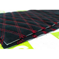 Алькантара с двойной строчкой Ромб (2шт) для перетяжки обивок дверей Люкс-2 для ВАЗ 2110, 2111, 2112 Алькантара с двойной строчкой Ромб (2шт) для перетяжки обивок дверей Люкс-2 для ВАЗ 2110, 2111, 2112