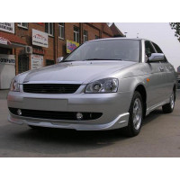 Накладка переднего бампера Кураж-2 на Приора