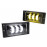 Светодиодные ПТФ Sal-Man 29W 4600lux 3 полосы двухцветные (бело-синий 6000К и желтый 3000К) для ВАЗ 2110-2112, 2113-2115, Шевроле Нива до рестайлинга 2009 года