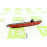 Диодный ПТФ красный матовый в задний бампер для Веста, Гранта лифтбек, Гранта FL лифтбек